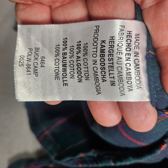 Legendary Whitetails Mens Plaid Flannel Shirt Long Sleeve Button Up Size XL - Picture 5 of 10